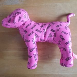 PINK stuffed dog